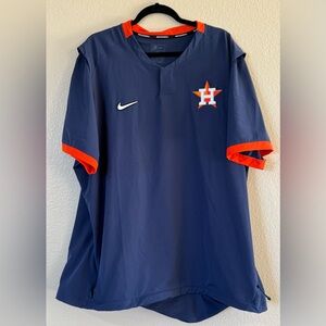 Nike Houston Astros MLB Authentic Collection SS Pullover | Men's XXL | EUC